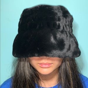 Faux Fur Bucket Hat